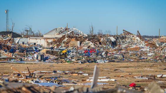 tornado damage
