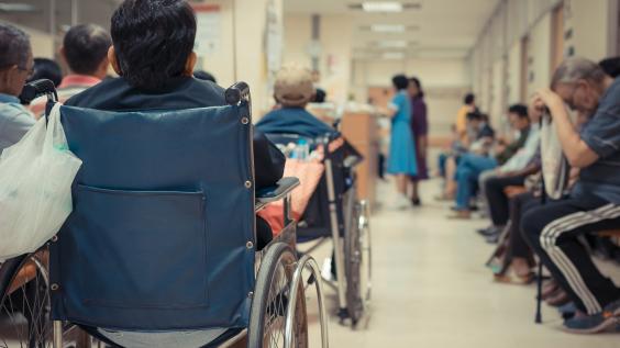  Patient waiting in hospital 