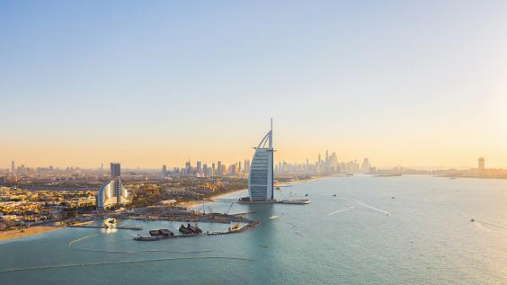 Dubai downtown skyline