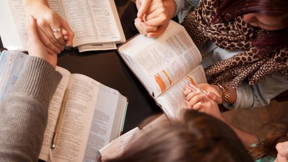 Women Bow And Pray