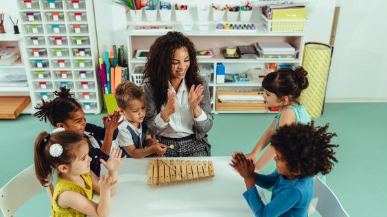 Preschool children learning