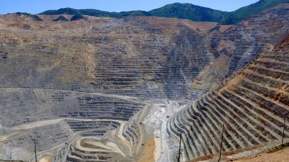 Mineral mine in Latin America