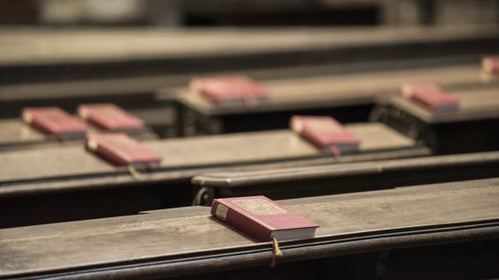 Bibles on pews