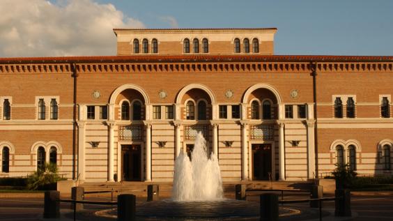 Front exterior of Baker Hall