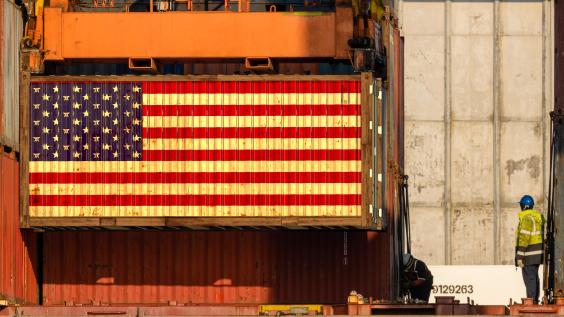 U.S. Flag_Shipping Container