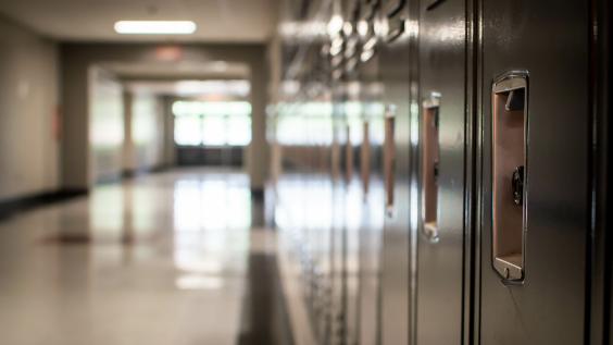 Hallway of lockers