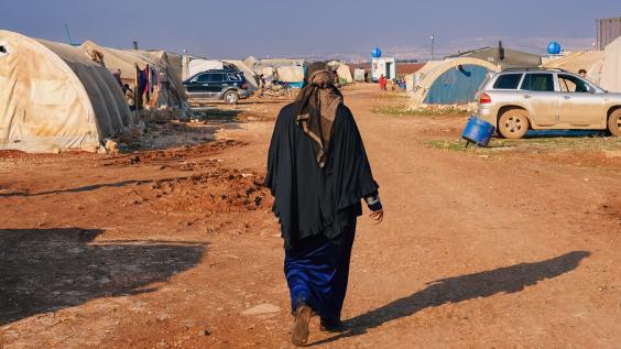 Refugee camp in Northern Syria