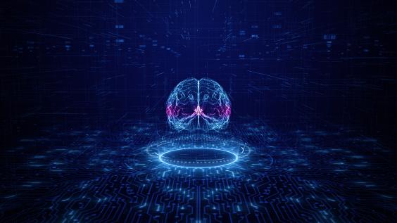 Artificial intelligence concept.