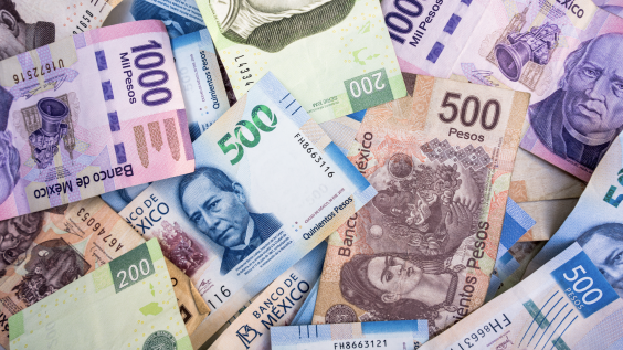 Mexican bills.