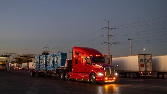Dusk at Ciudad Juarez Border