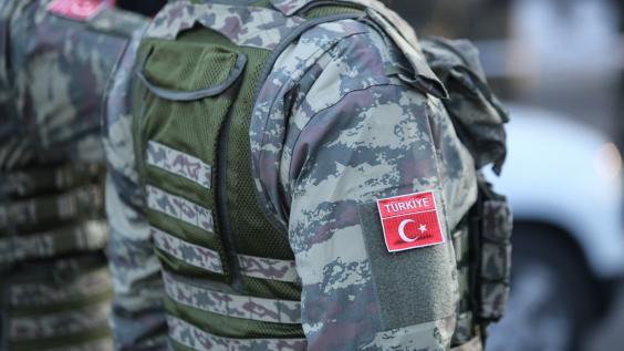 Turkish soldiers. 