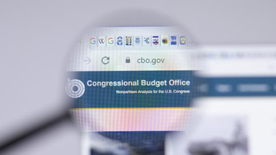 magnifying glass image of CBO website