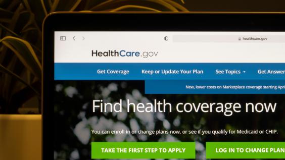  Mar 26, 2021: The homepage of HealthCare.gov, a health insurance exchange website operated under the United States federal government, is seen on a laptop computer. 