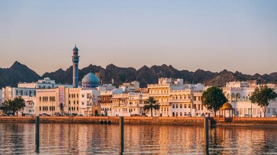 Sunrise at Muscat in Oman