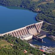 A hydroelectric dam.