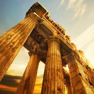 Image of pillars in Lebanon