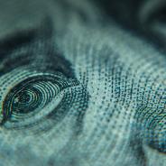 Zoomed-in picture of a dollar