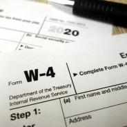 W4 Tax Form