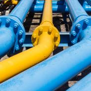 Yellow and blue pipelines.