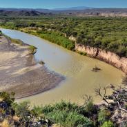 The Rio Grande and surrounding landscape.