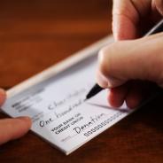 Writing a check