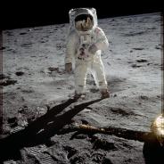 Astronaut on the moon