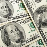 One hundred dollar bills