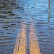 Flooded street