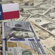 Texas flag money