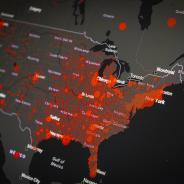 Map of COVID in the U.S.