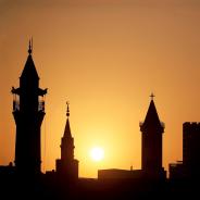 Sunset over Beirut, Lebanon