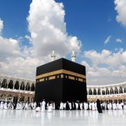 The Kaaba in Mecca, Saudi Arabia.