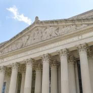 The National Archives building in Washington, D.C.