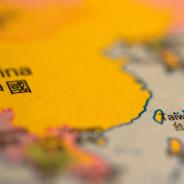 China and Taiwan map