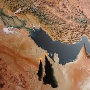 Aerial View of the Saudi Arabia Oil Crisis