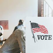 People voting election poll