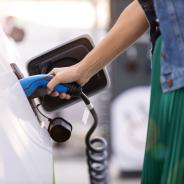  Charging an electric car