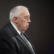 George W.S. Abbey speaks at an event in 2016
