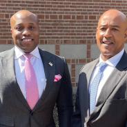 US Rep Wesley Hunt with Rice President DesRoches