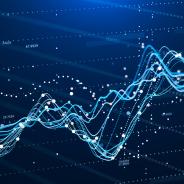 Stock market chart