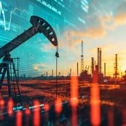 Oil market graph