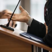 Testimony in front of committee