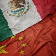 image with Mexico and Chinese flags