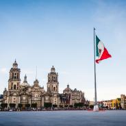 Main Constitution Square Mexico City Historical Center