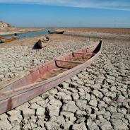 Marsh Boat Iraq Drought