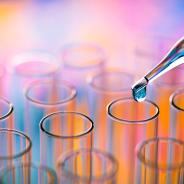 science laboratory test tubes , lab equipment for research new medical