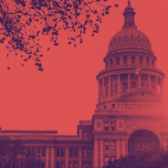 Outside view of Texas Capitol building