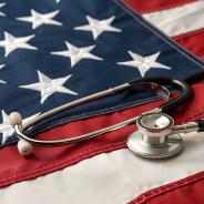 Stethoscope and the American Flag