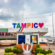 Exterior of the Navy Secretariat in Tampico, Tamaulipas
