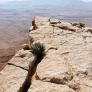 Edge of cliff. 